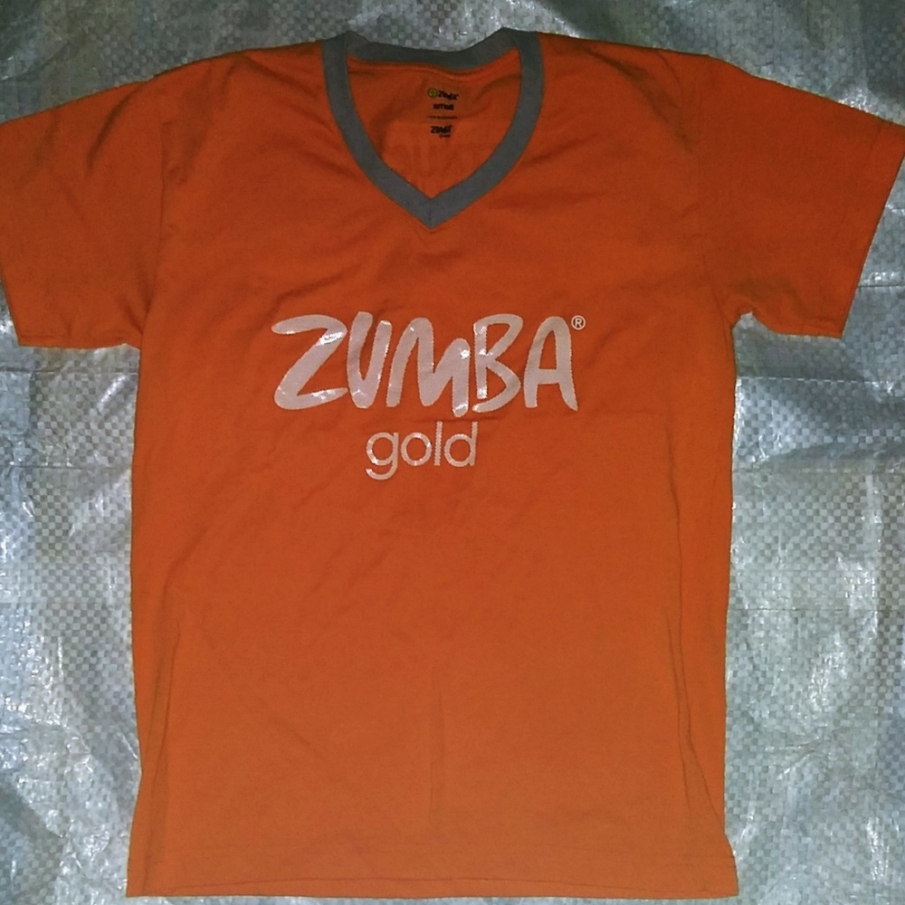 Zumba Gold Instructor T-shirt Tee V-neck Small or XLarge